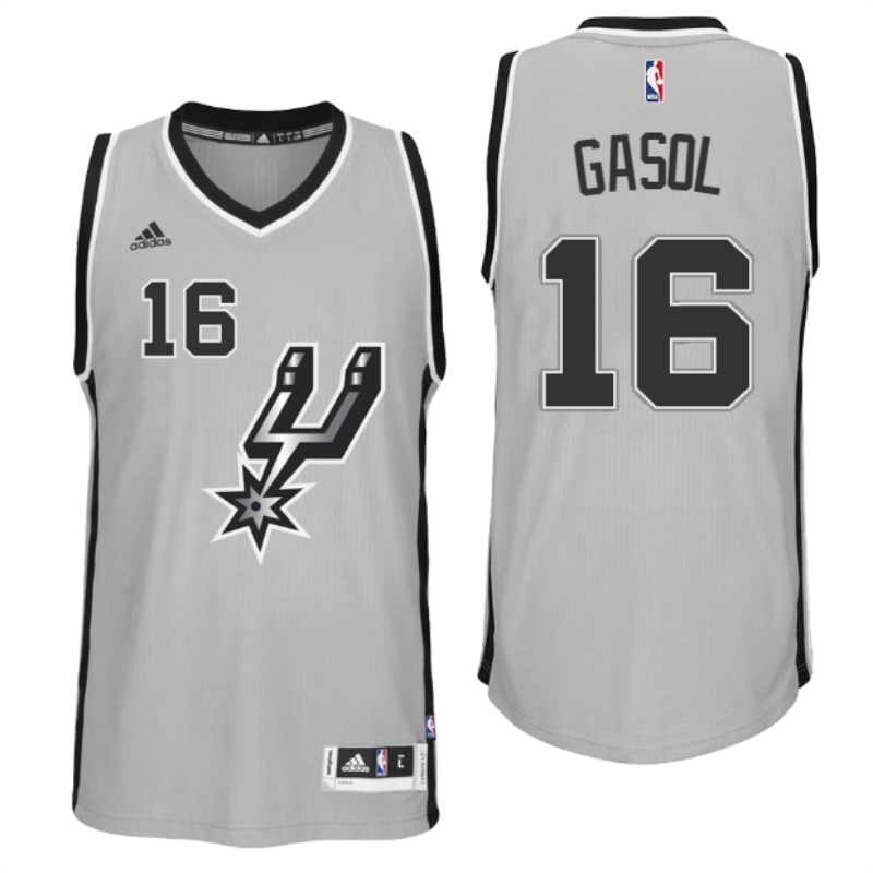 Pau Gasol, San Antonio Spurs - Gray - Cliquez sur l'image pour la fermer